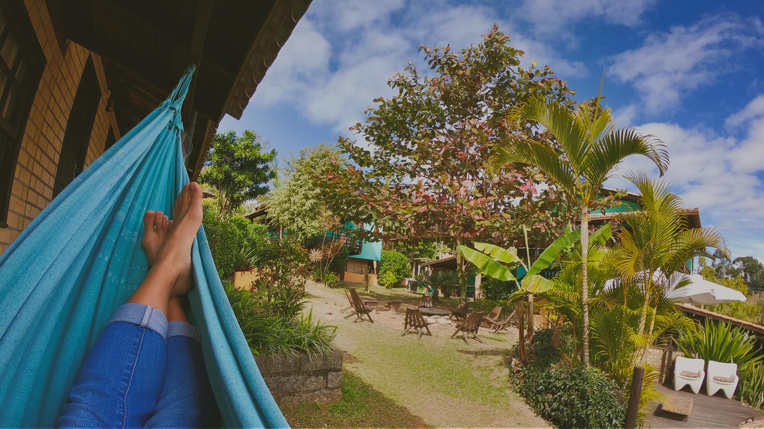 Ambiente natural do Haleakala Hostel & Pousada
